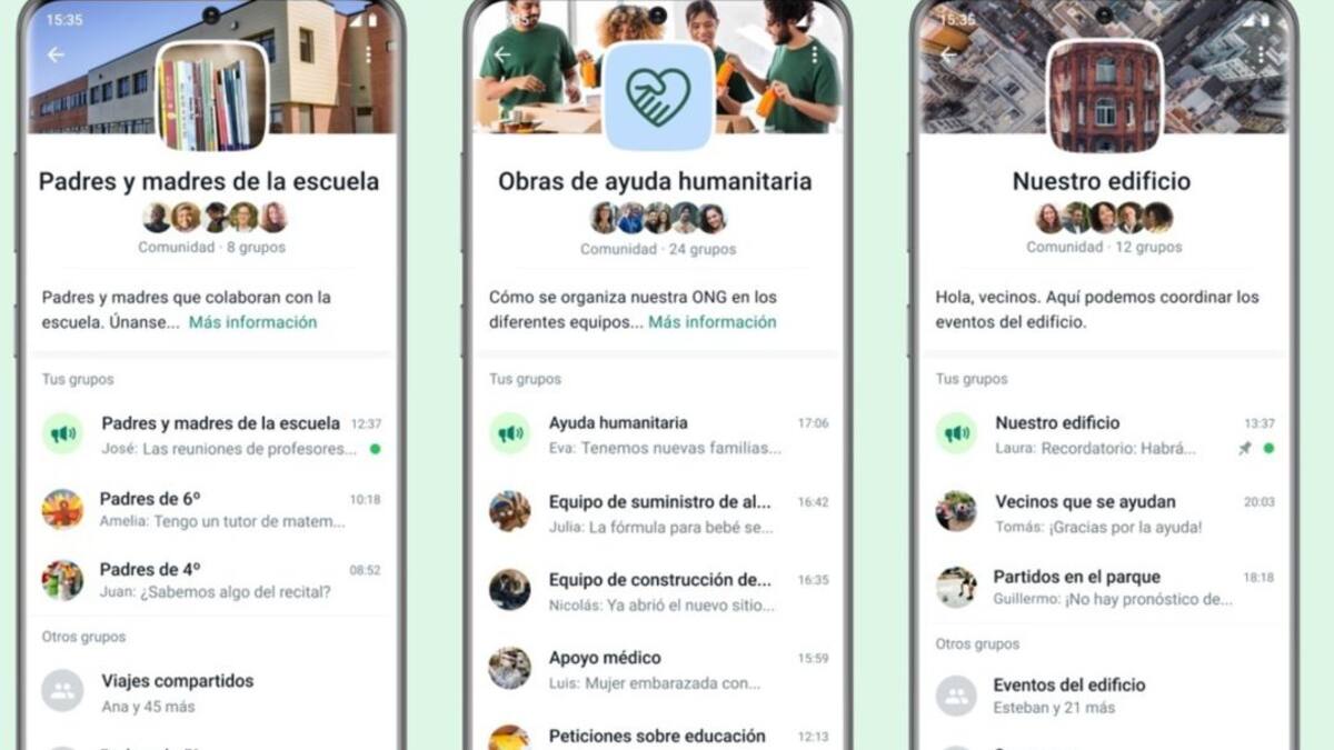 WhatsApp anuncia Comunidades, espacio que reunirá grupos en torno a un tema