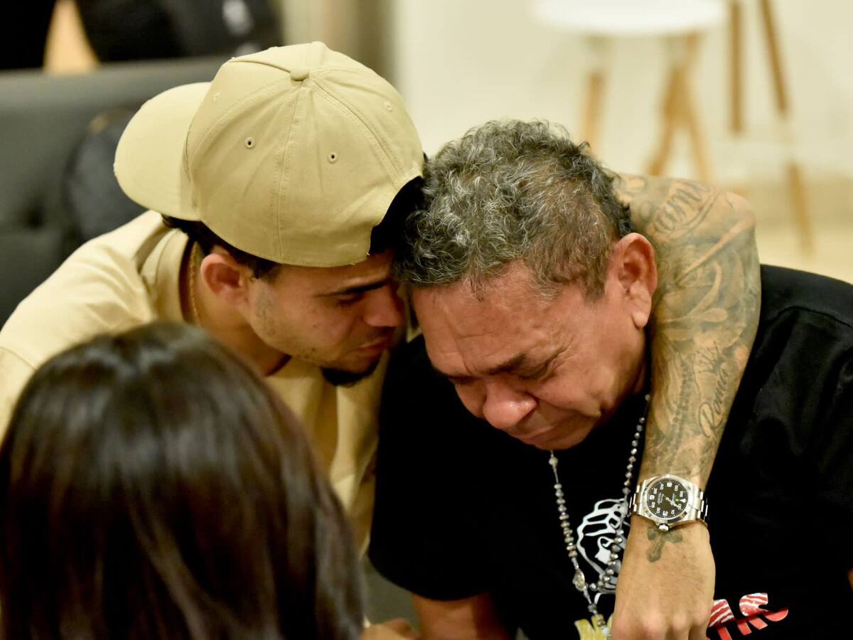 Video: Así fue el emotivo encuentro entre Luis Díaz y su papá