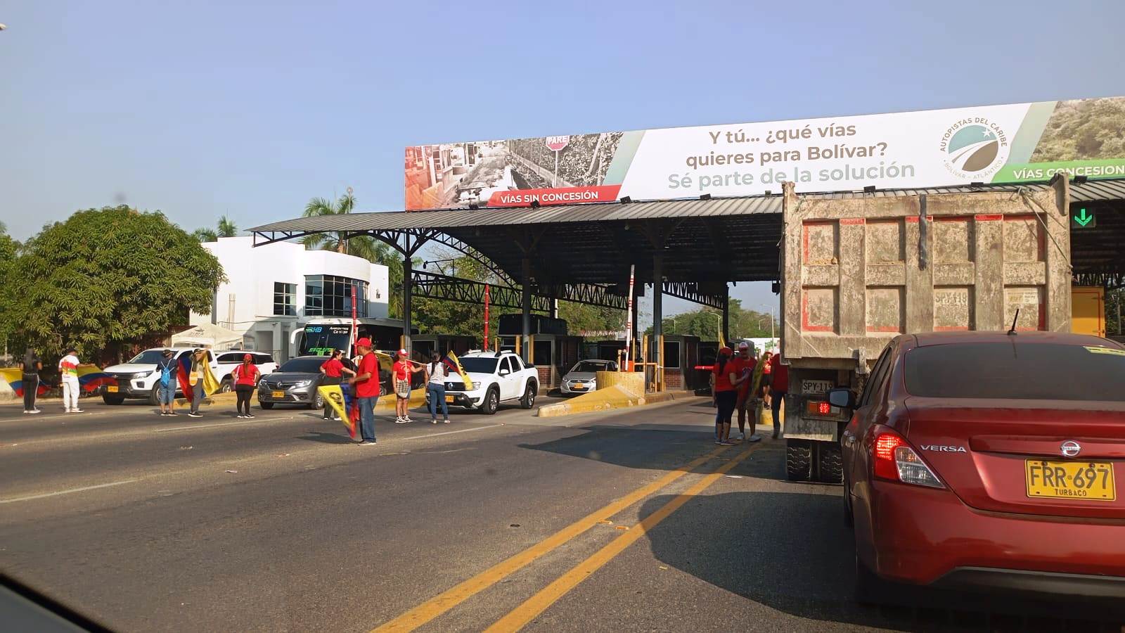 Hasta el 31 de marzo exoneración del cobro en el peaje de Turbaco, Bolívar