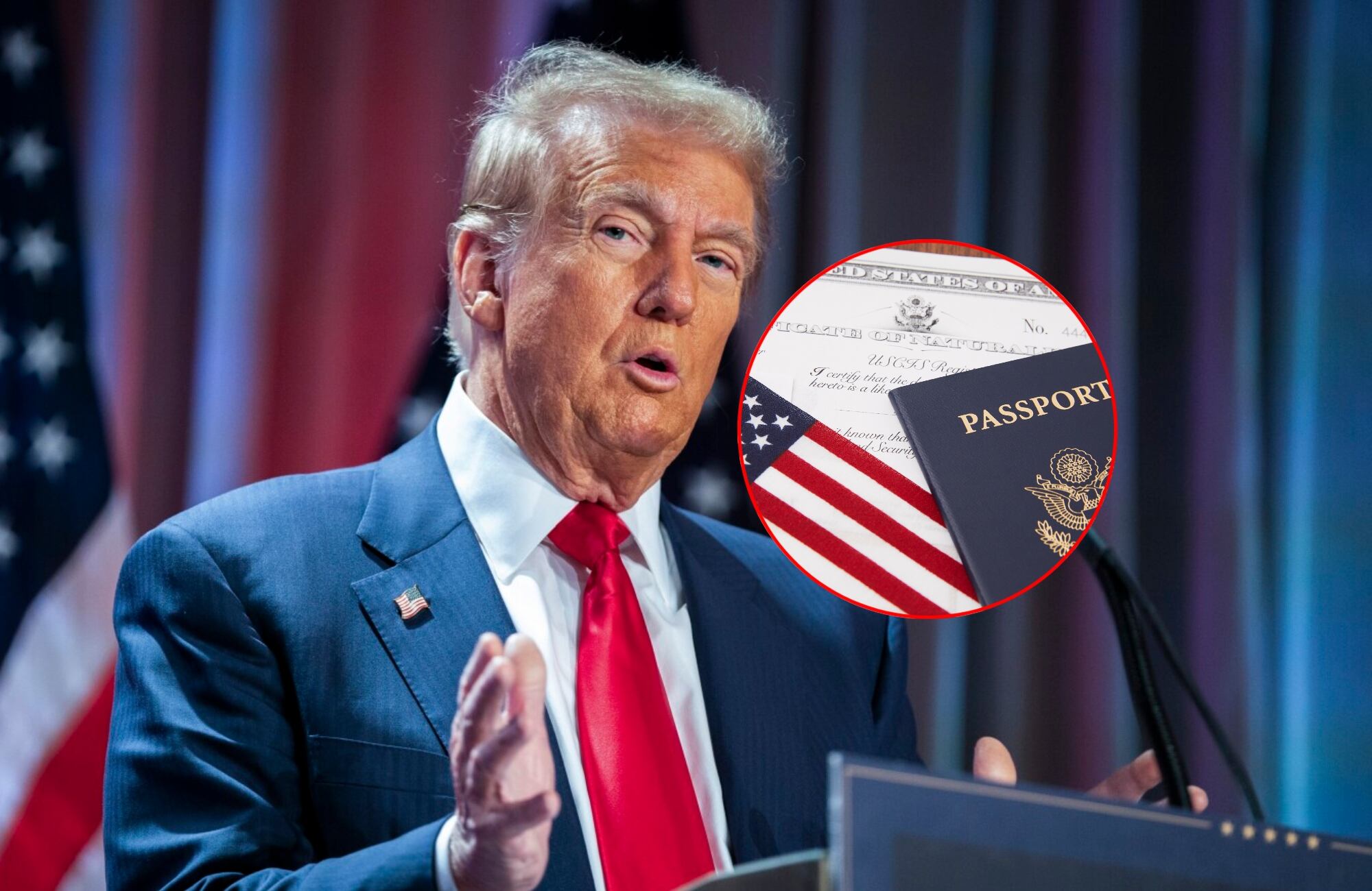 La Administración Trump busca revocar ciudadanía de 17 personas | Getty Images