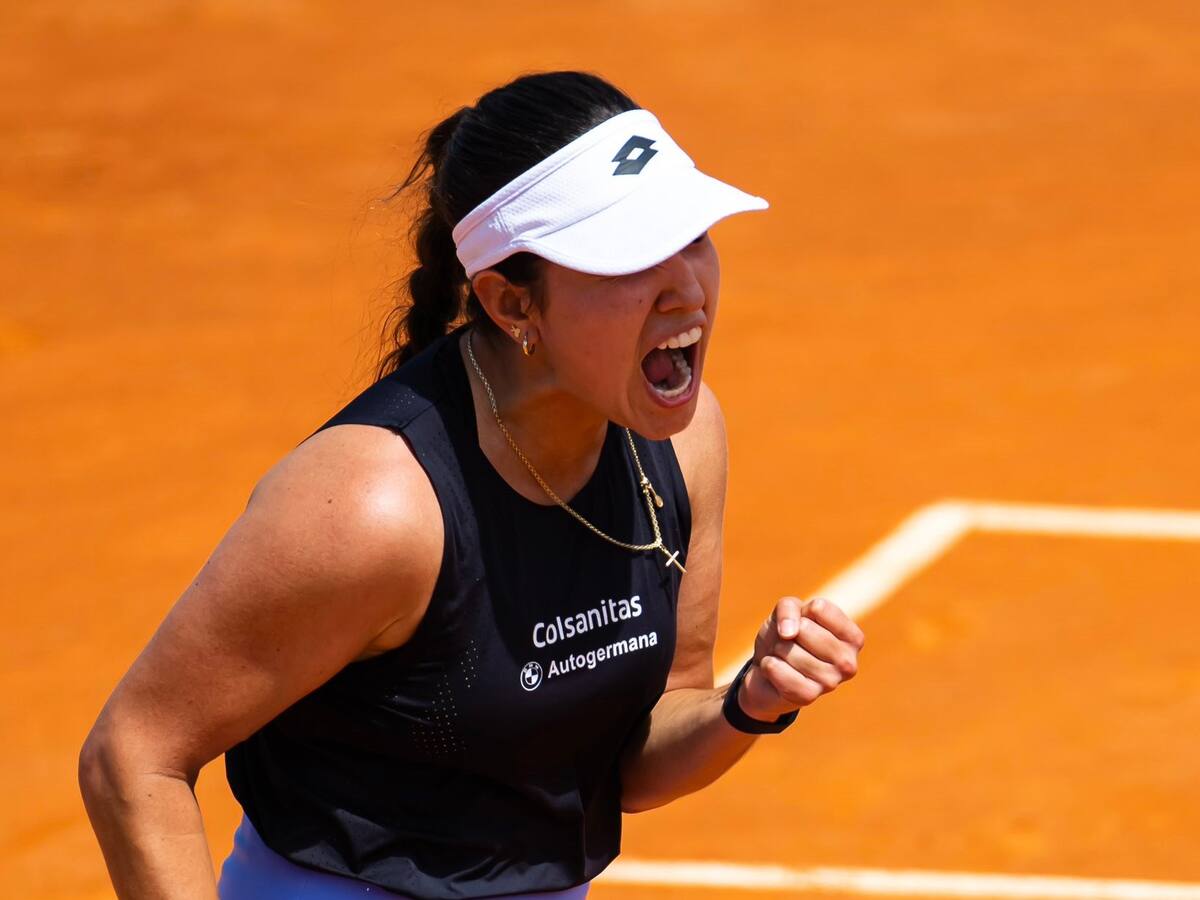 Camila Osorio logró un valioso triunfo para avanzar a tercera fase del Abierto de Madrid