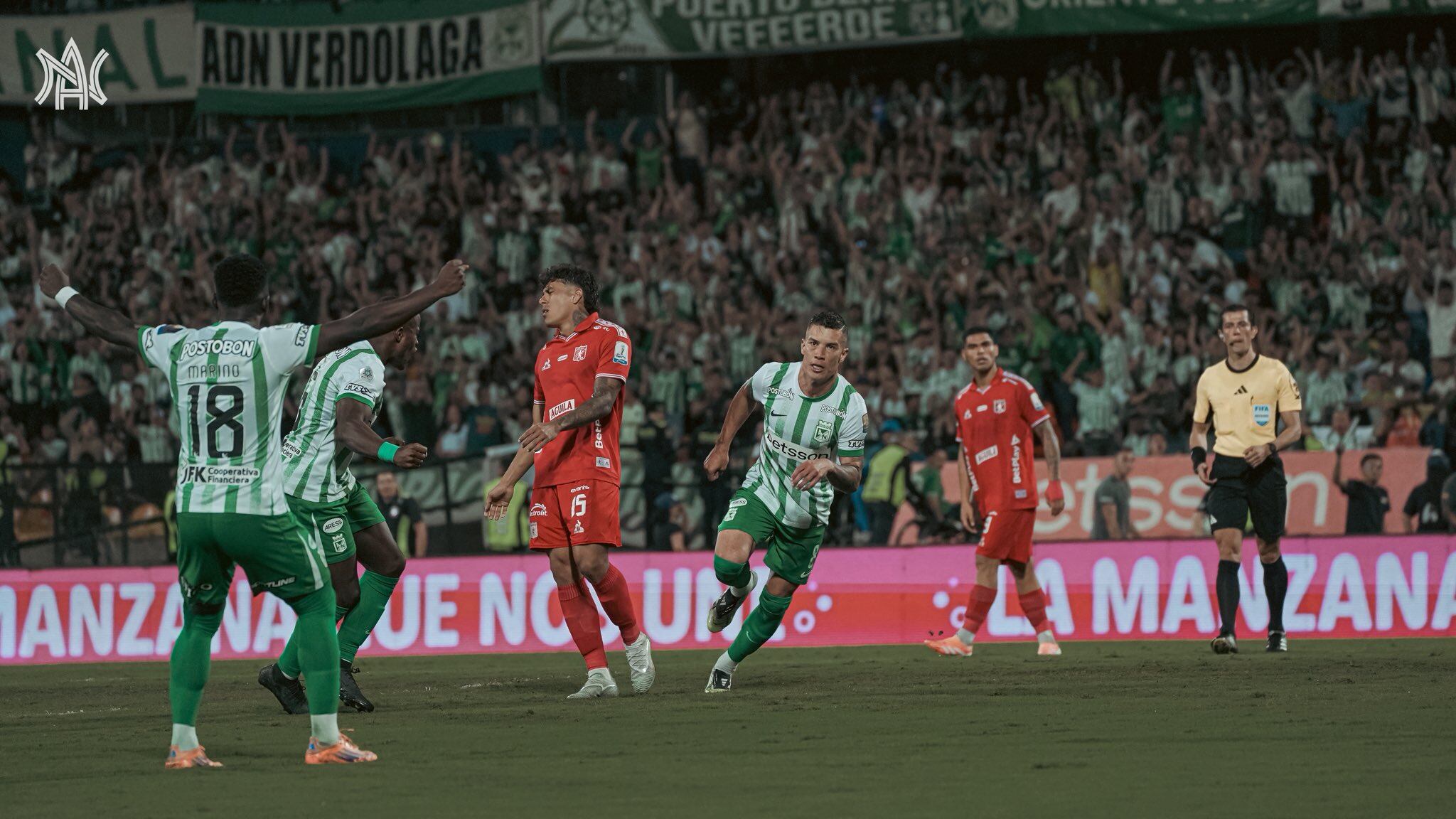 Nacional golea al América en Copa Colombia: ¿Cuándo es el partido de vuelta en semifinales? / @nacionaloficial