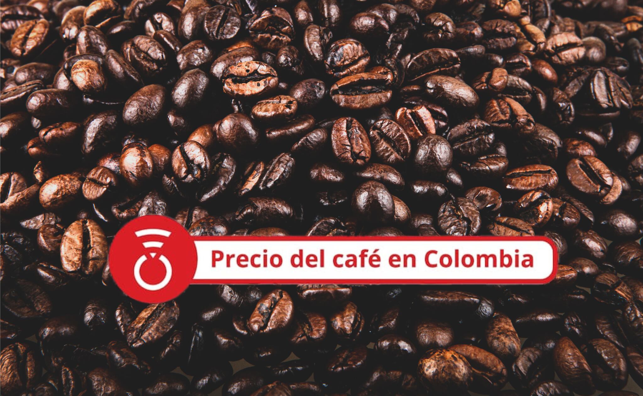 Primer plano de un fondo de granos de café. - Foto Getty Images