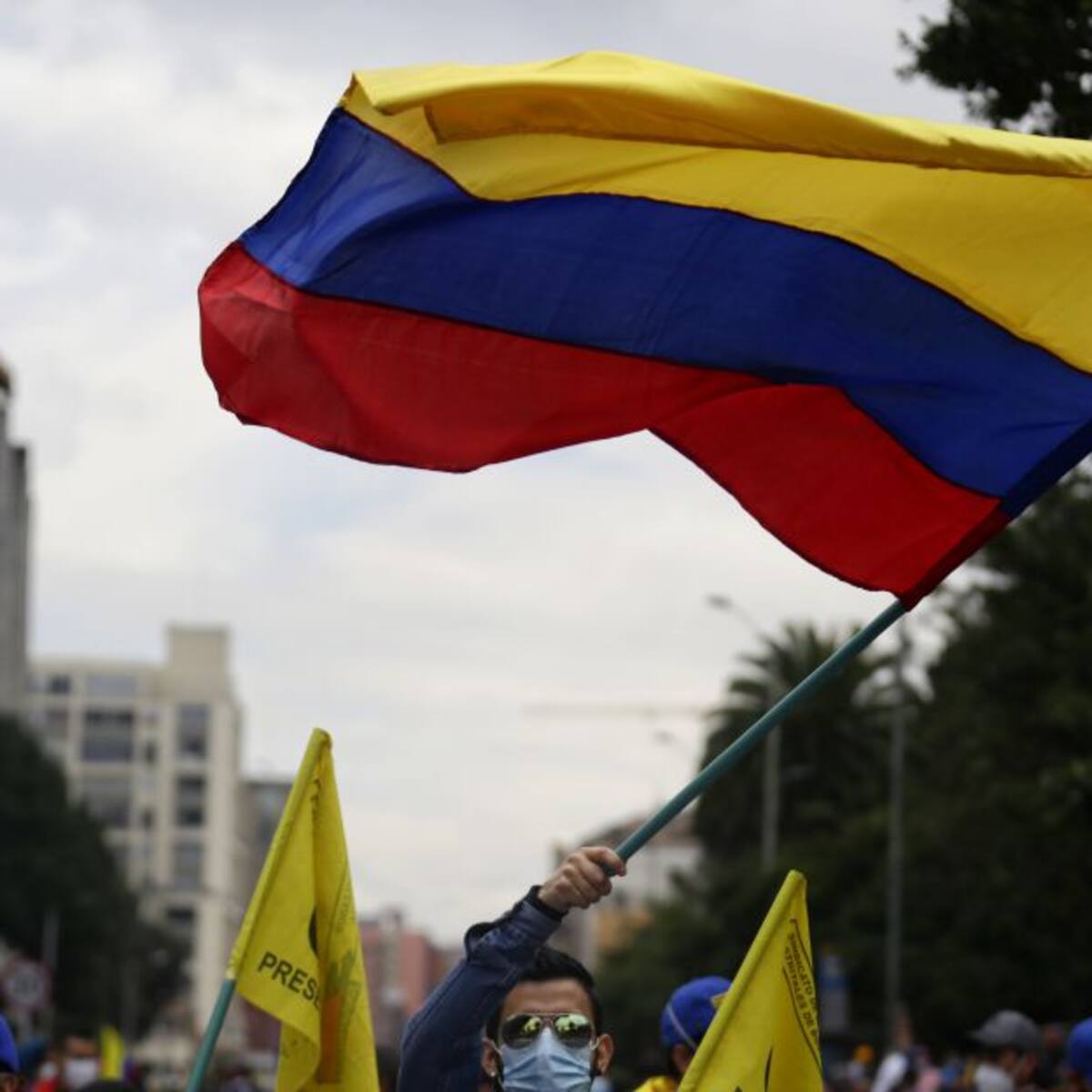 Protesta por libertad de jóvenes detenidos por participar en paro en Boyacá