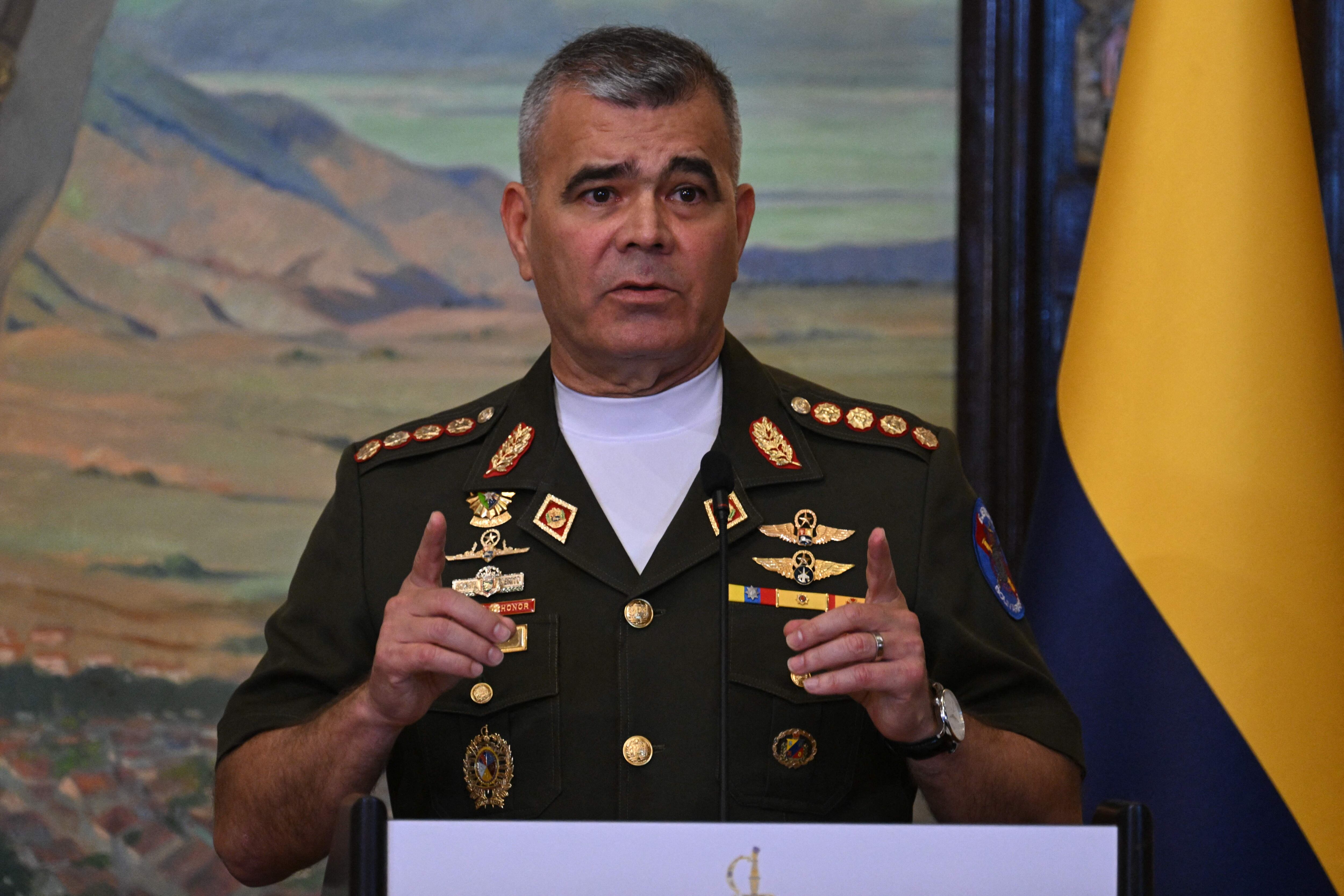 Vladimir Padrino Lopez, ministro de defesa de Venezuela. Foto: FEDERICO PARRA/AFP via Getty Images