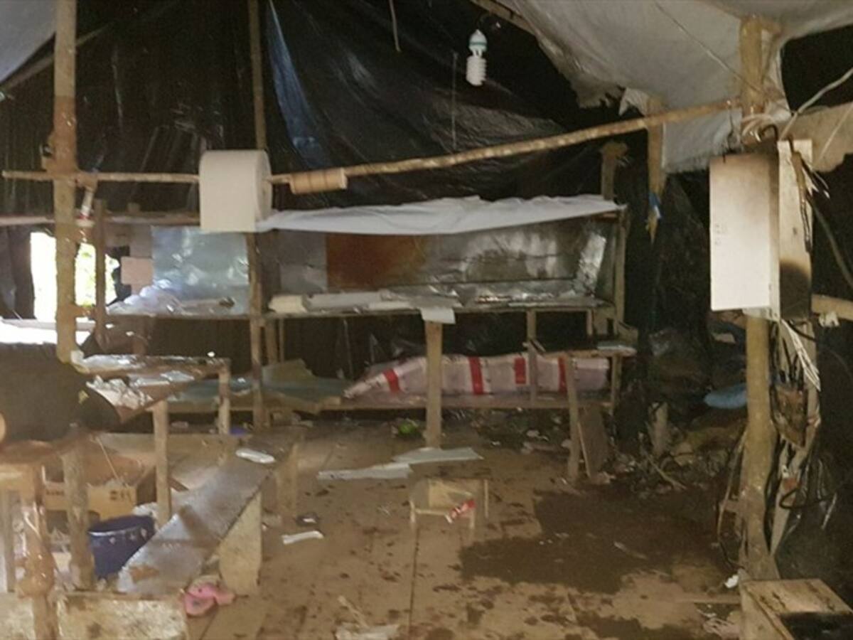 Desmantelan laboratorio del Eln para procesar coca en el sur del Cauca