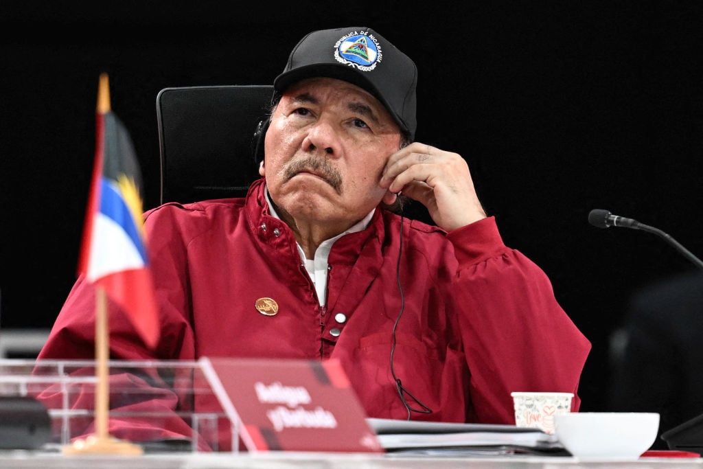 Daniel Ortega. I Foto: JUAN BARRETO/AFP via Getty Images.