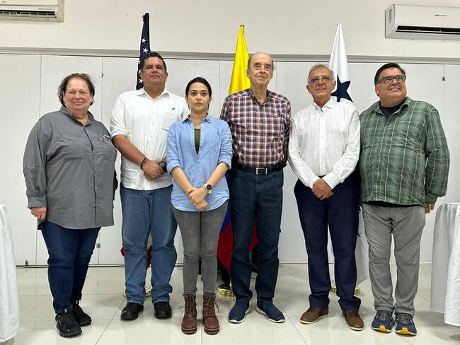 Reunión trilateral sobre seguridad y migración en Apartadó, Antioquia. Cortesía: MinDefensa.