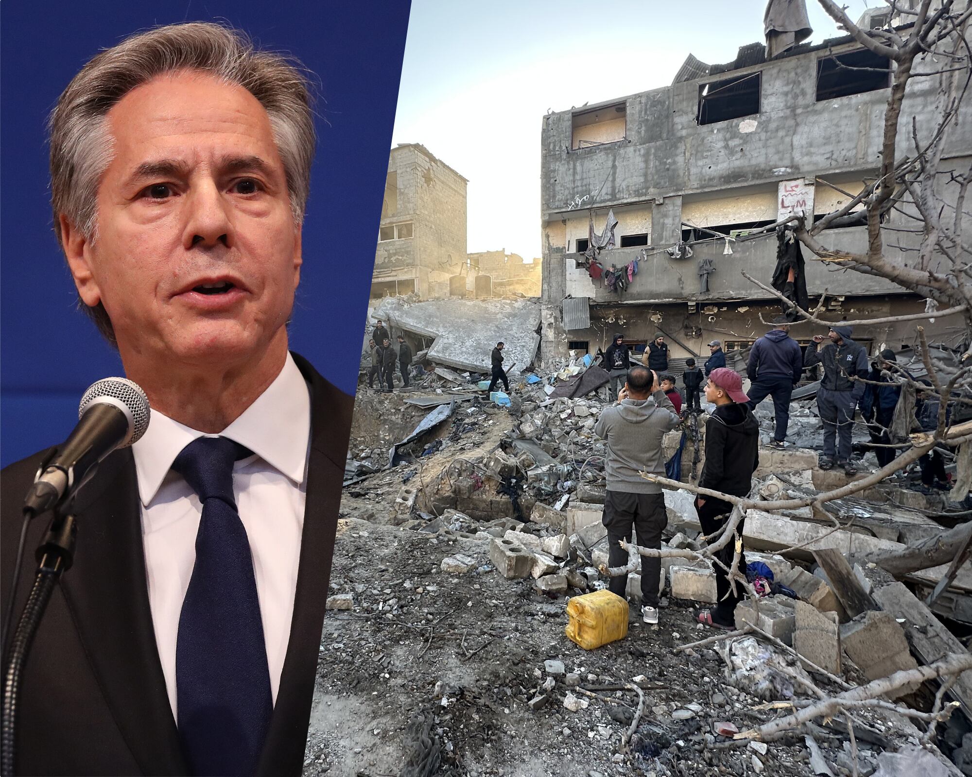 El saliente Secretario de Estado dijo que las próximas seis semanas de cese deben incluir nuevas negociaciones para establecer un cese permanente del enfrentamiento en el territorio palestino.
(Foto: Caracol Radio / Getty)