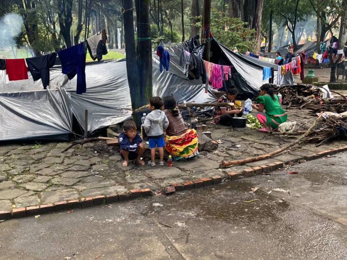 Tres indígenas embera intentaron suicidarse en el Parque Nacional en Bogotá