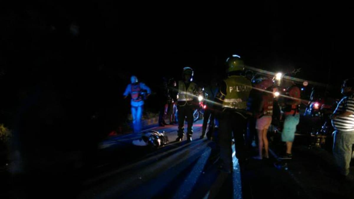 Muere joven motociclista en accidente de tránsito en la vía Montenegro Quimbaya en el Quindío