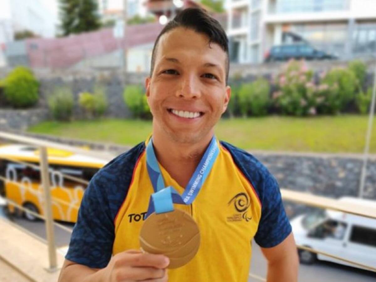 Para Natación: Crispín suma un nuevo oro y Colombia llega a 15 medallas