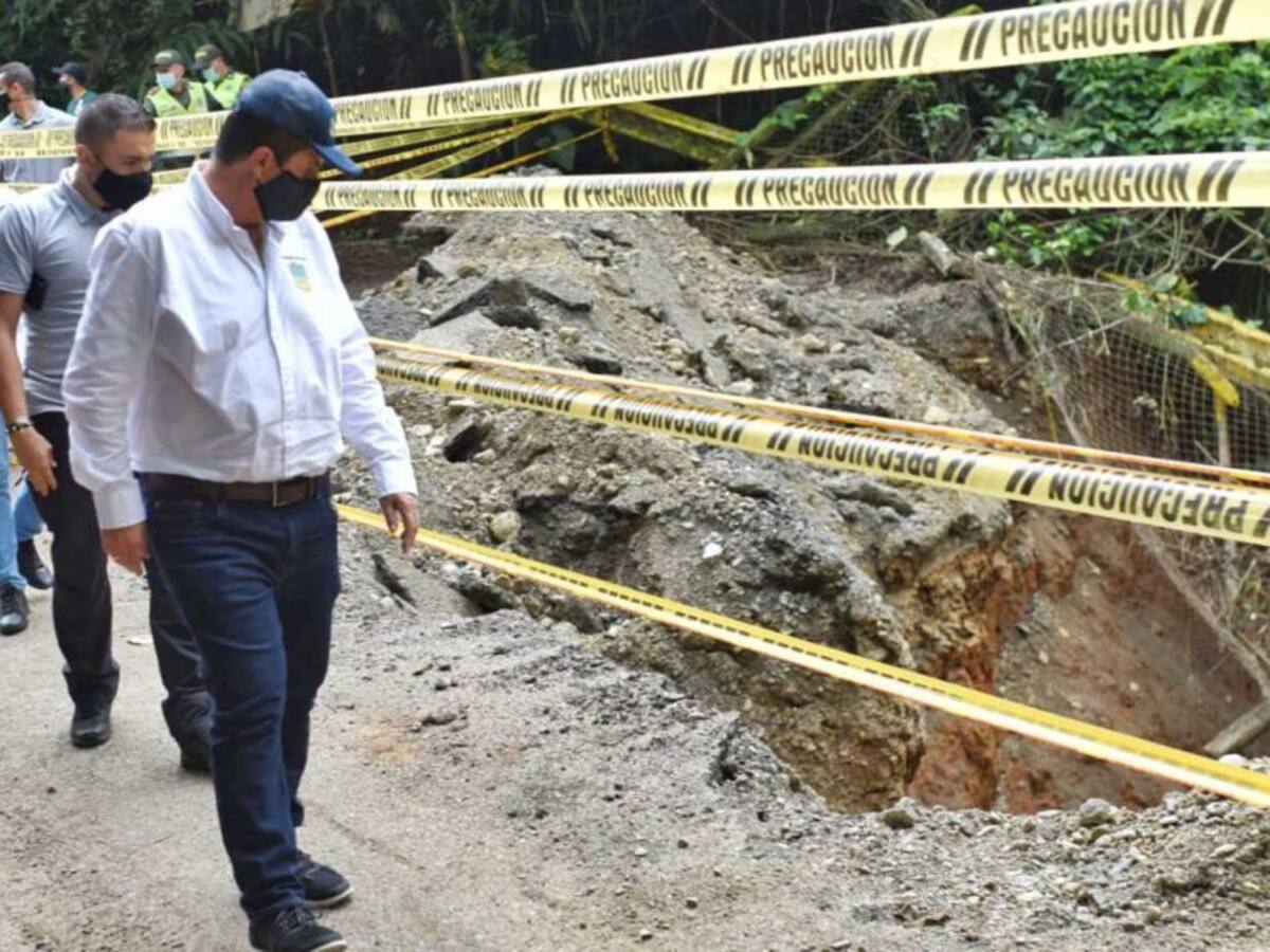 Inició la intervención de la vía Pereira - Marsella para lograr habilitarla