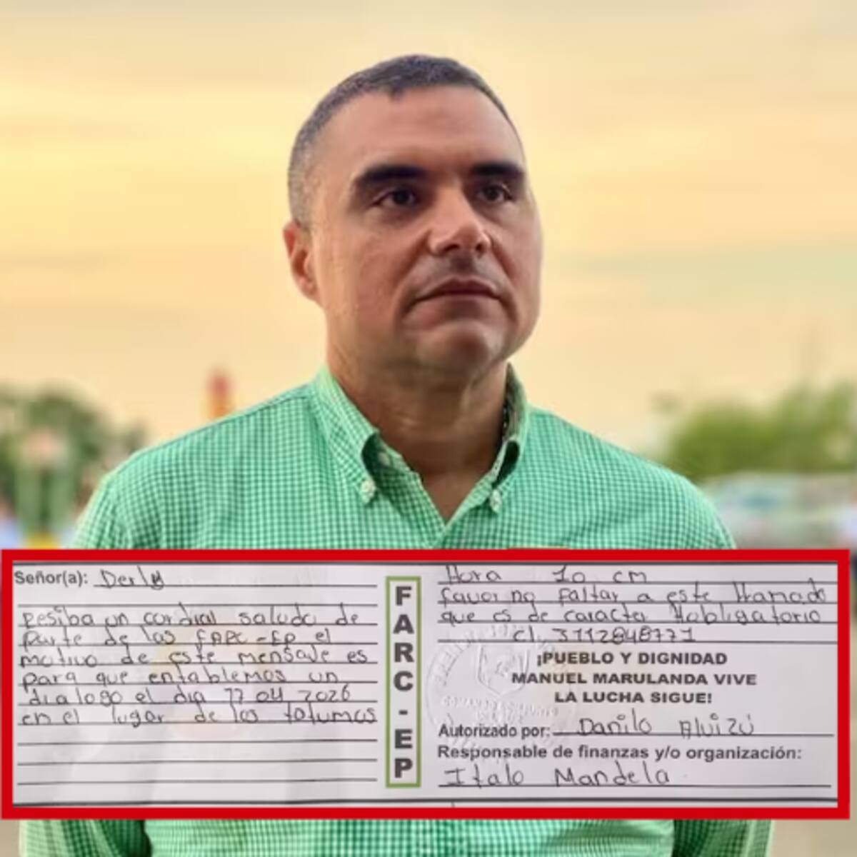 Amenazas contra el gobernador del Caquetá y su familia generan preocupación en la región
