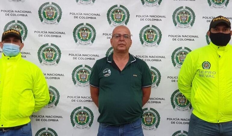 Ismael Darío Lopera, alias 'Manolo, acusado de abusar sexualmente a niños en Medellín. Foto: Policía.