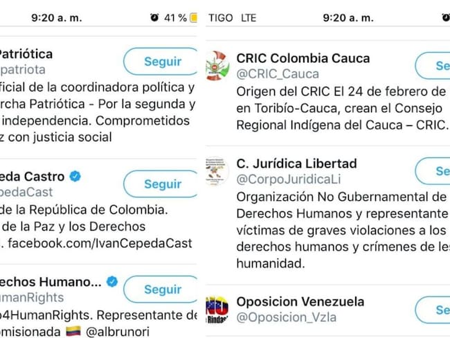 Ejército crea lista en Twitter sobre periodistas opositores