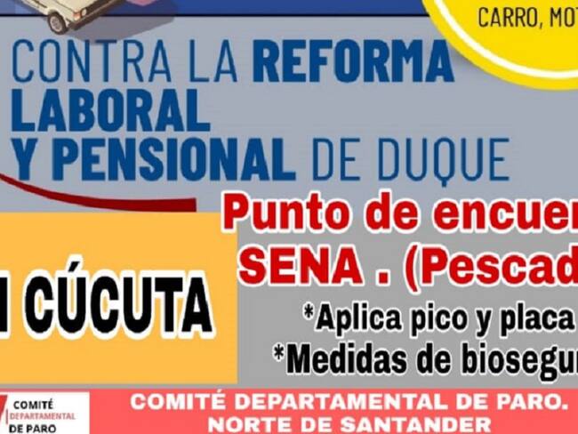 Centrales Obreras participarán en el paro nacional