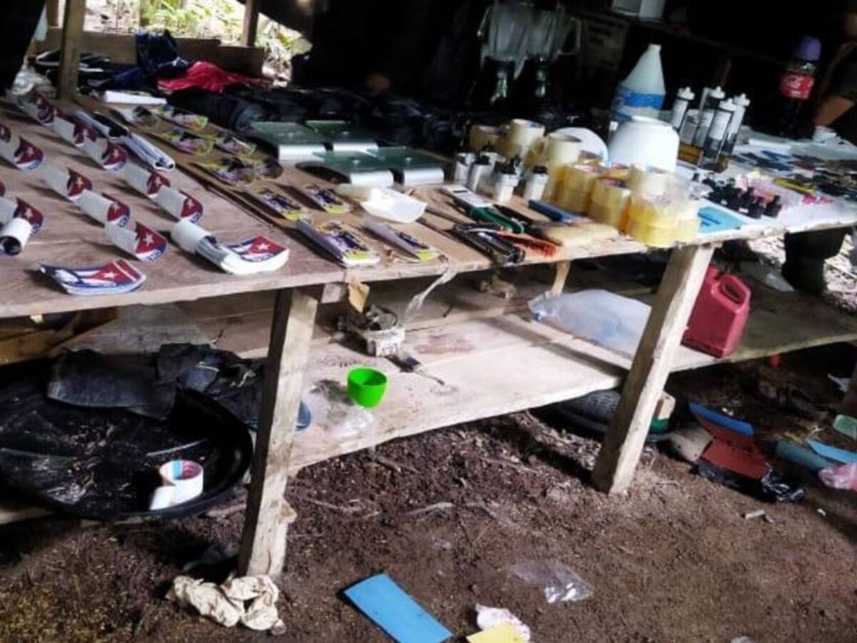 Destruyen laboratorio de estupefacientes en el Putumayo