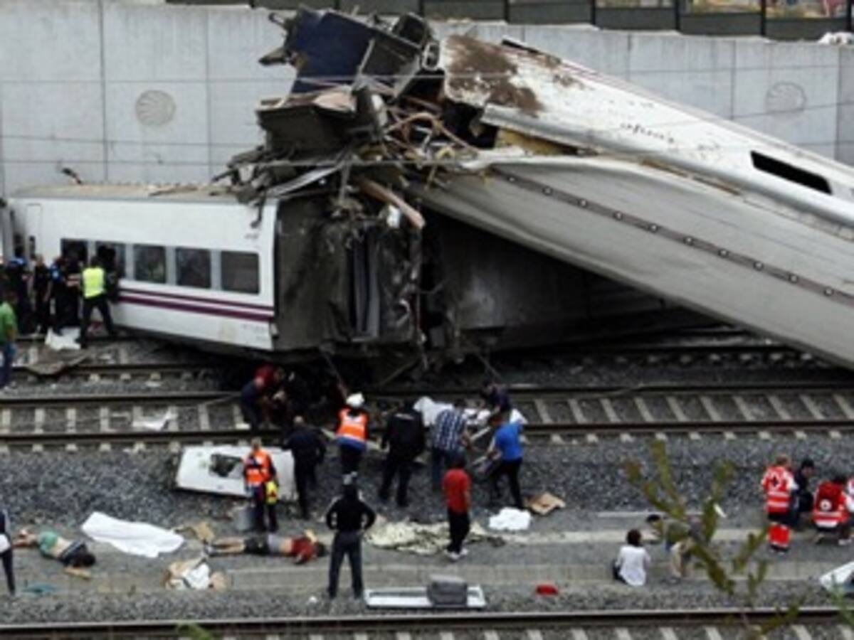 Maquinista del tren de España frenó muy tarde: "Tenía que ir a 80 y voy 190"