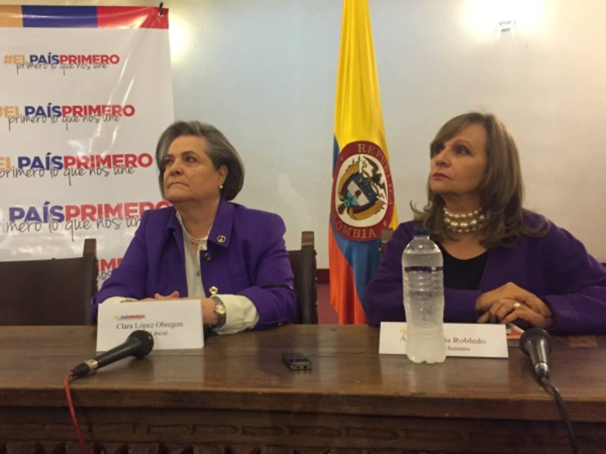 Claudia López no asistio al café para 3