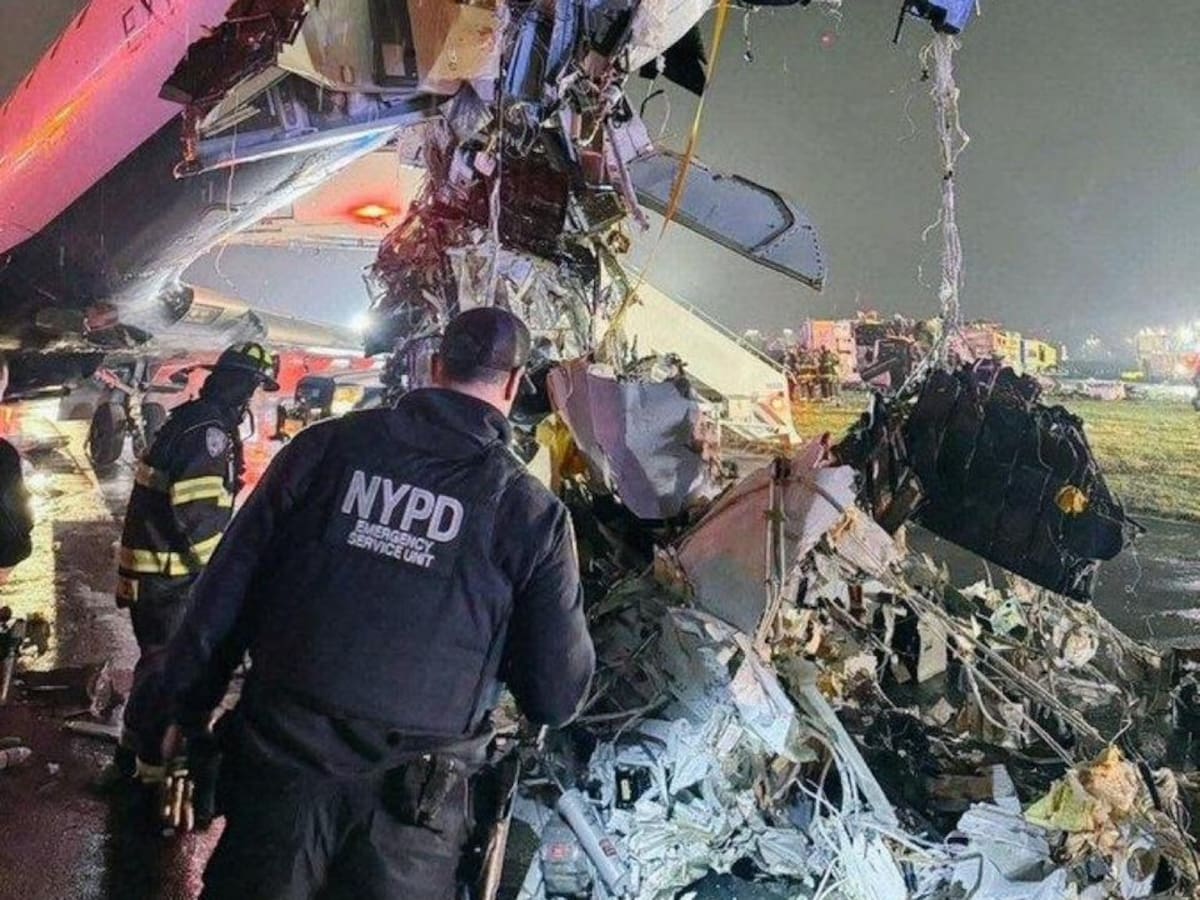 Emergencia aérea en Nueva York: choque de avión provoca muertos y cierre del aeropuerto