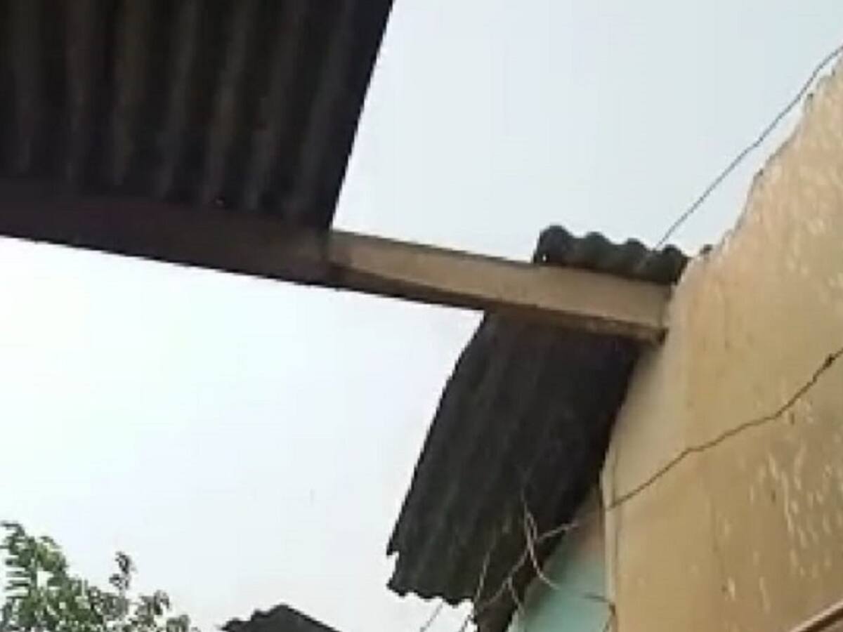 Lluvia causa estragos en viviendas de damnificados en Barranquilla