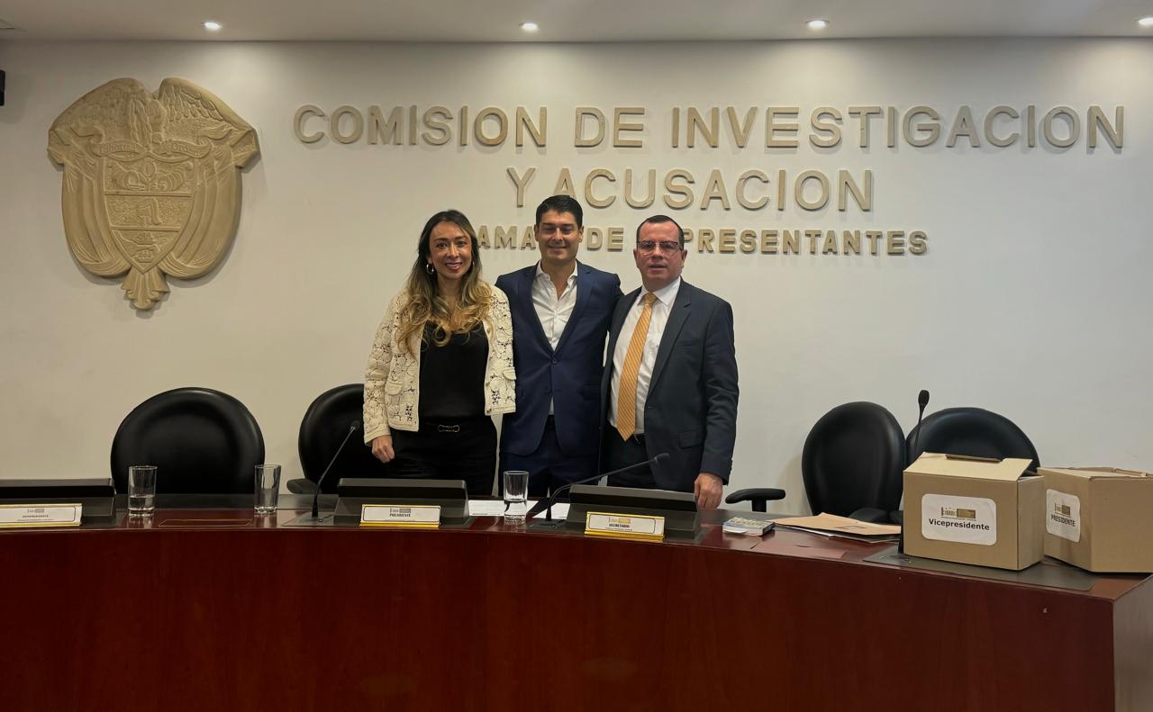 La Comisión de Acusaciones eligió su nueva mesa directiva. Foto: Cortesía