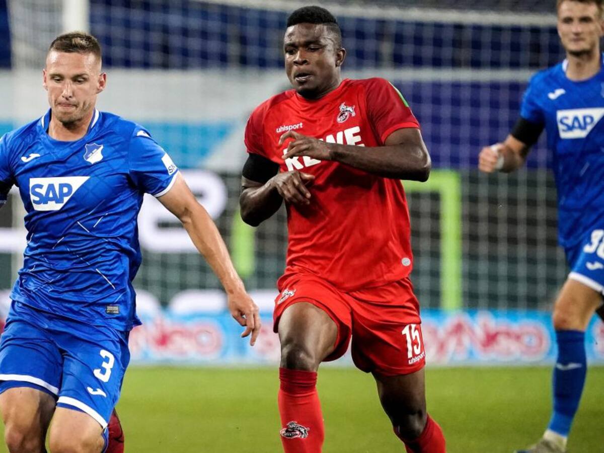 Colonia, con Jhon Córdoba, perdió ante Hoffenheim y no levanta cabeza