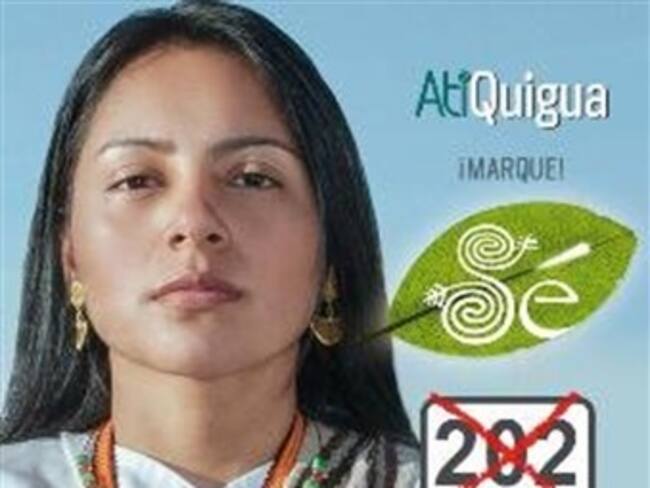 Ati Quigua, número 202 al Senado por la Circunscripción Especial Indígena