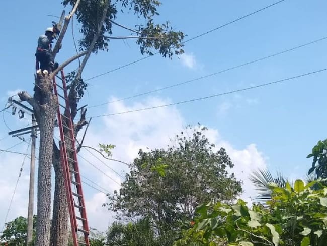 Electricaribe realizó parada técnica en circuito Ternera de Cartagena