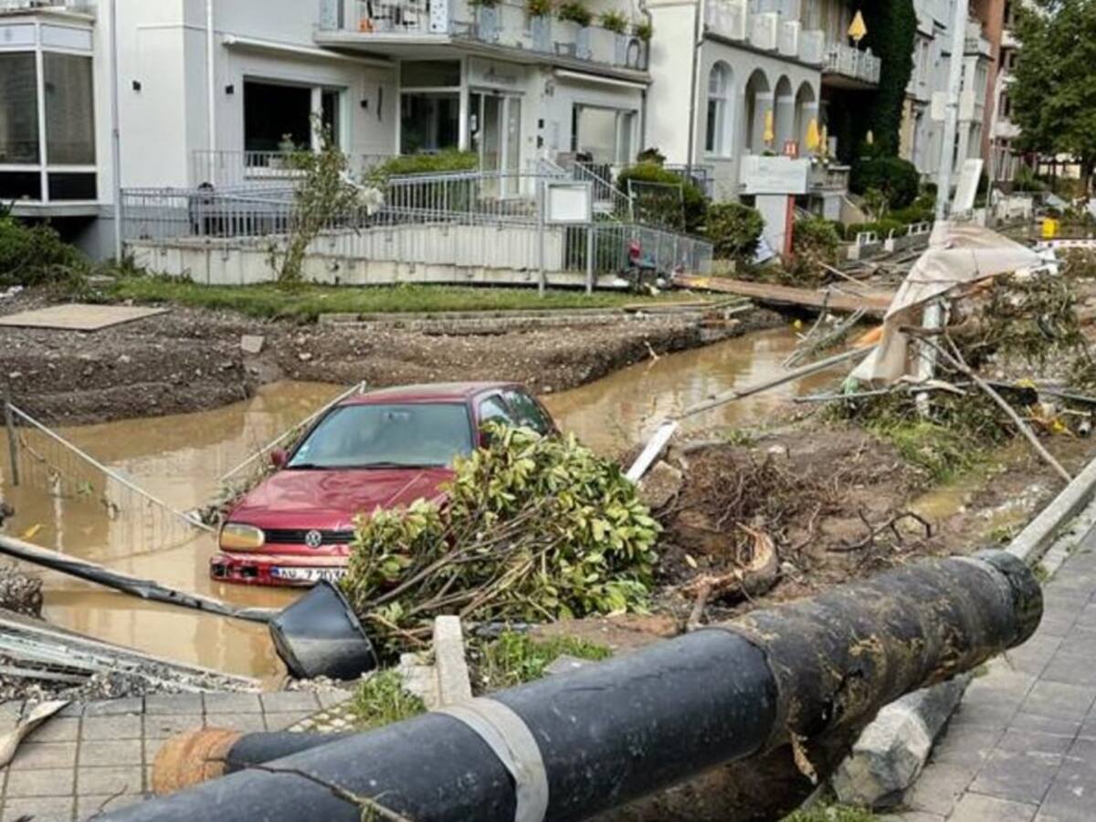 Inundaciones en Alemania dejan más de 1.300 desaparecidos