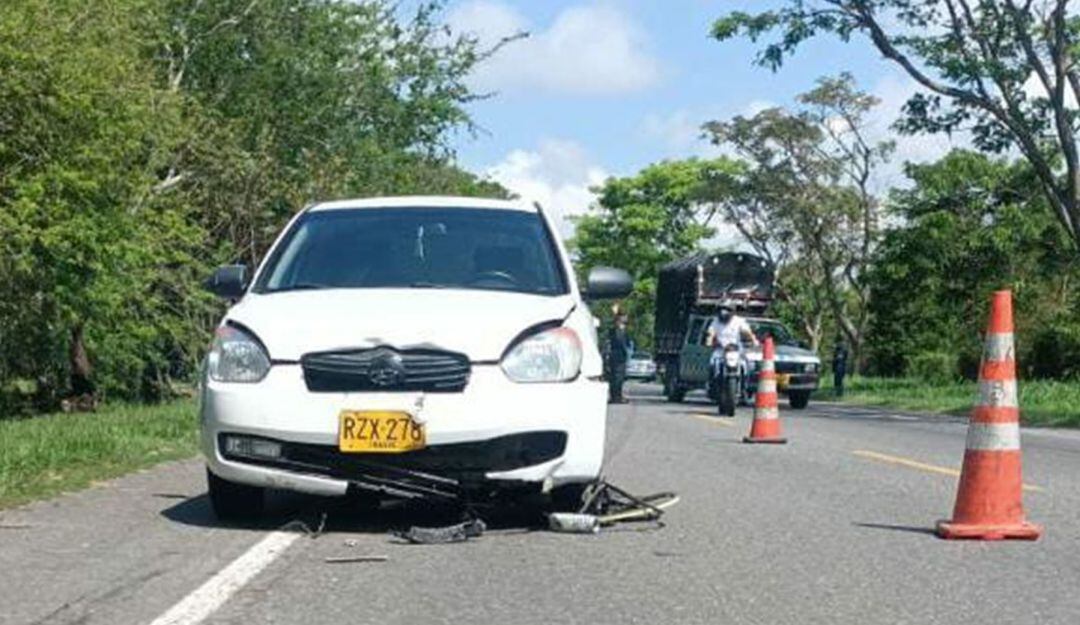 Accidente en la vía Picaleña - Buenos Aires en Ibagué