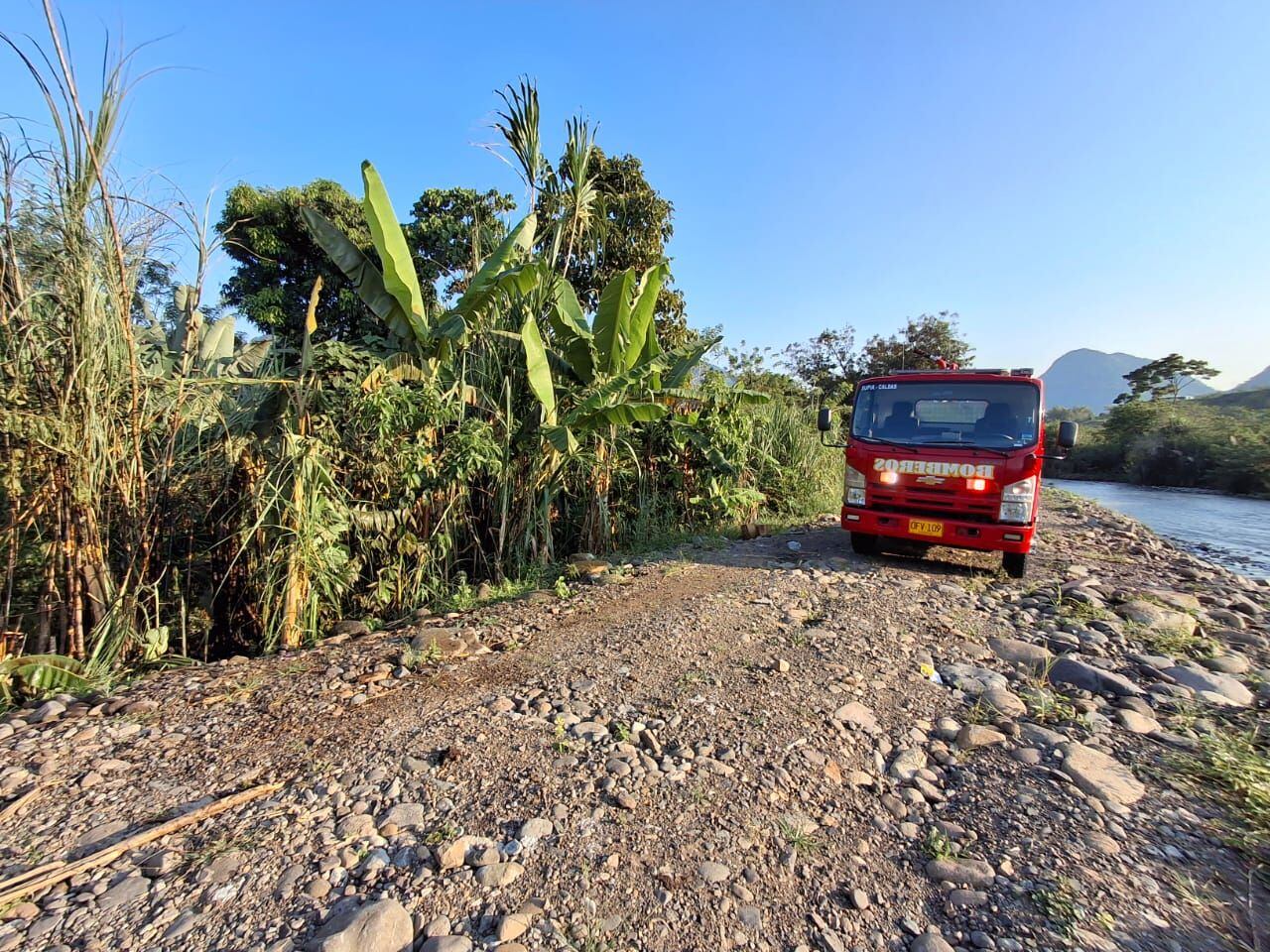 Foto suministrada/ incendio municipio de Supía, Caldas