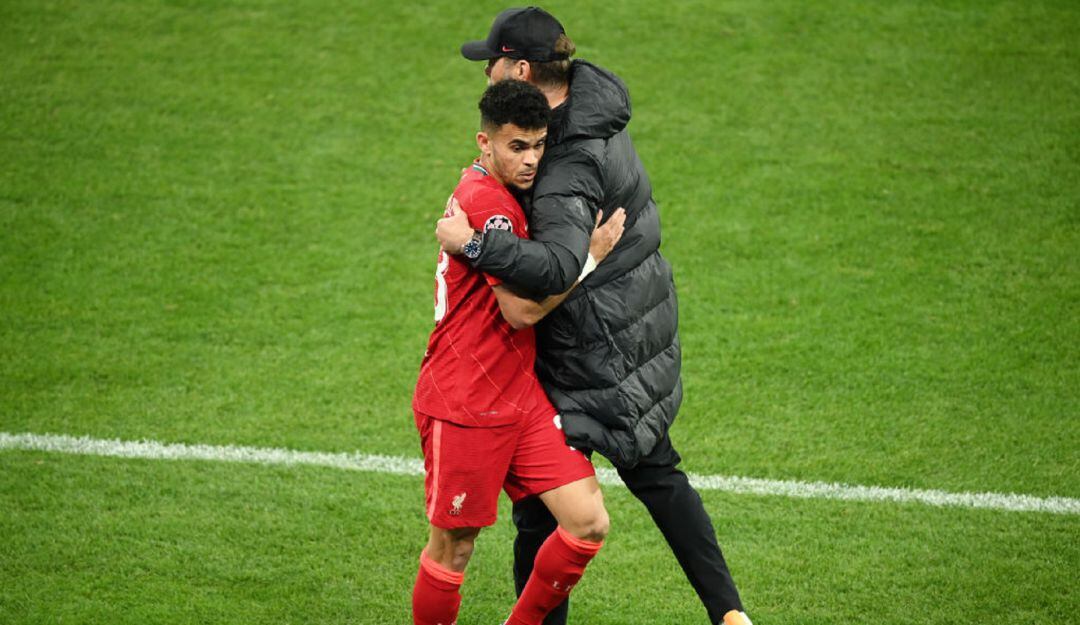 Luis Díaz, sustituido en la final de la Champions League