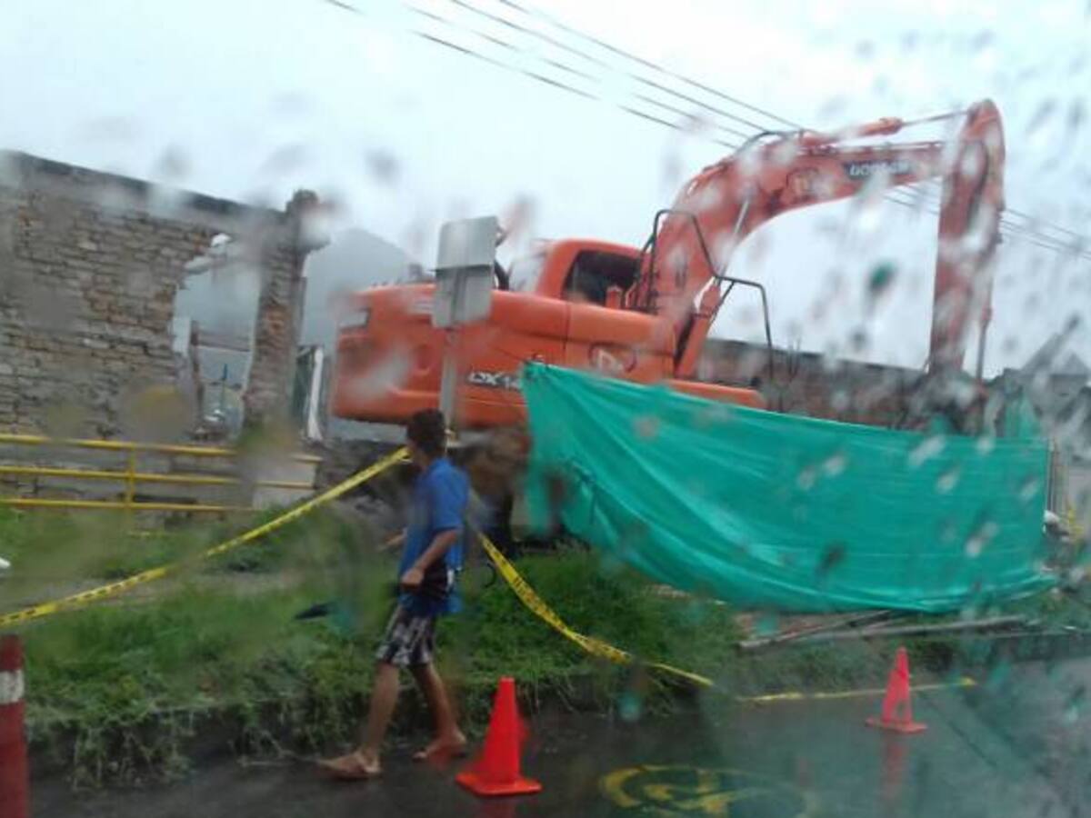 Emergencia en Nacederos por demolición de predios