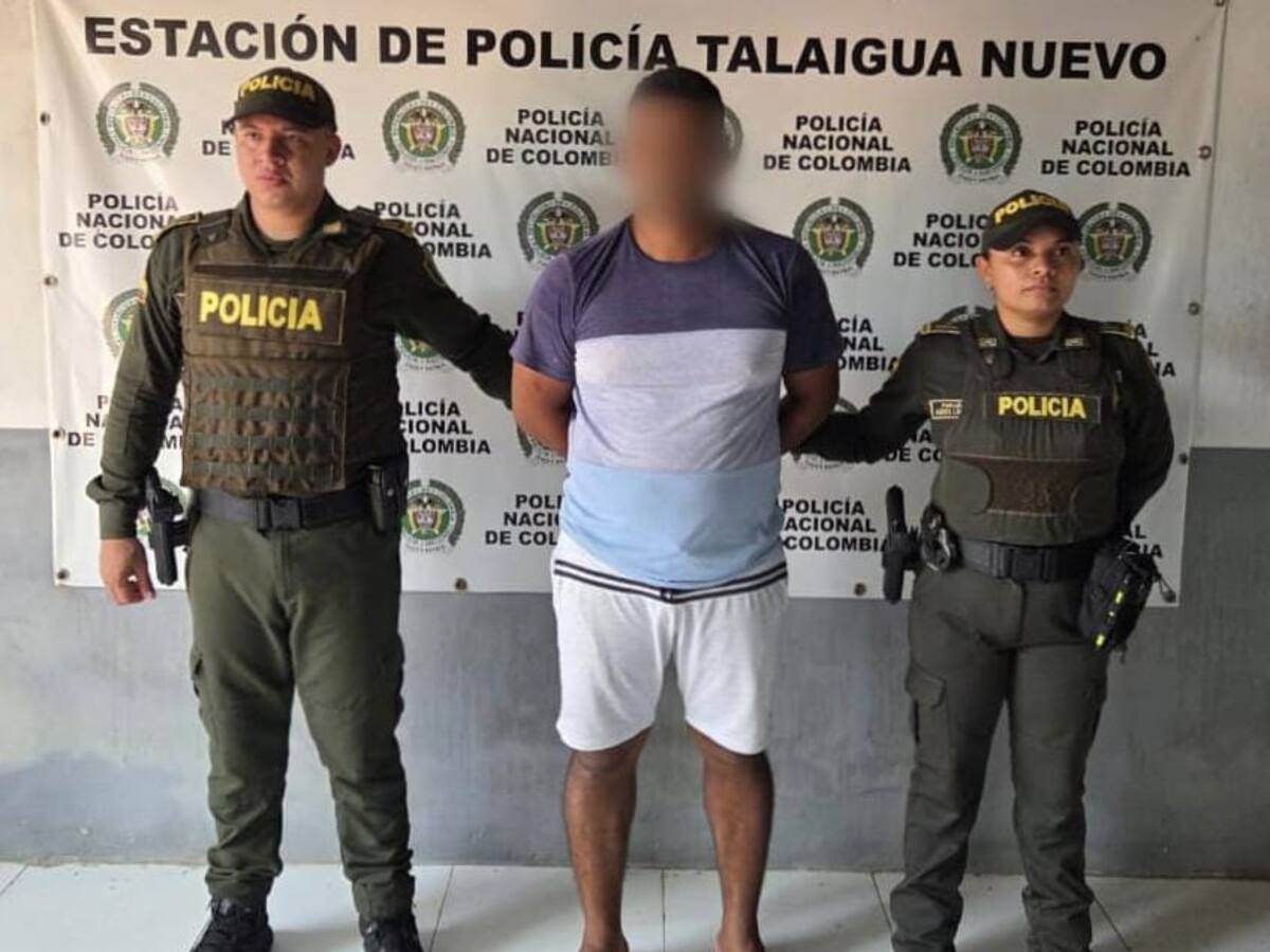 Hombre con circular azul por acceso carnal violento fue capturado en Talaigua Nuevo, Bolívar