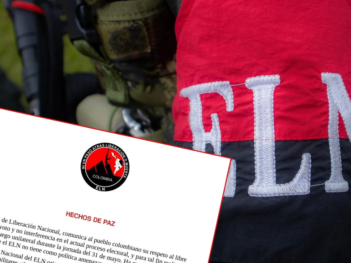 ELN anunció cese al fuego unilateral entre el 30 de mayo y el 2 de junio por elecciones