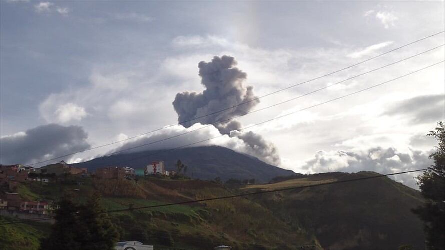 No se han registrado cambios en la alerta volcánica. Foto: Colprensa - Volcán Galeras