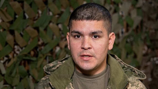 William Andrés Gallego Orozco, soldado oriundo de Puerto Boyacá fue capturado por las tropas de Rusia.