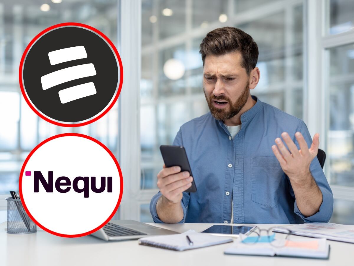 Caída de servicios de Nequi y Bancolombia