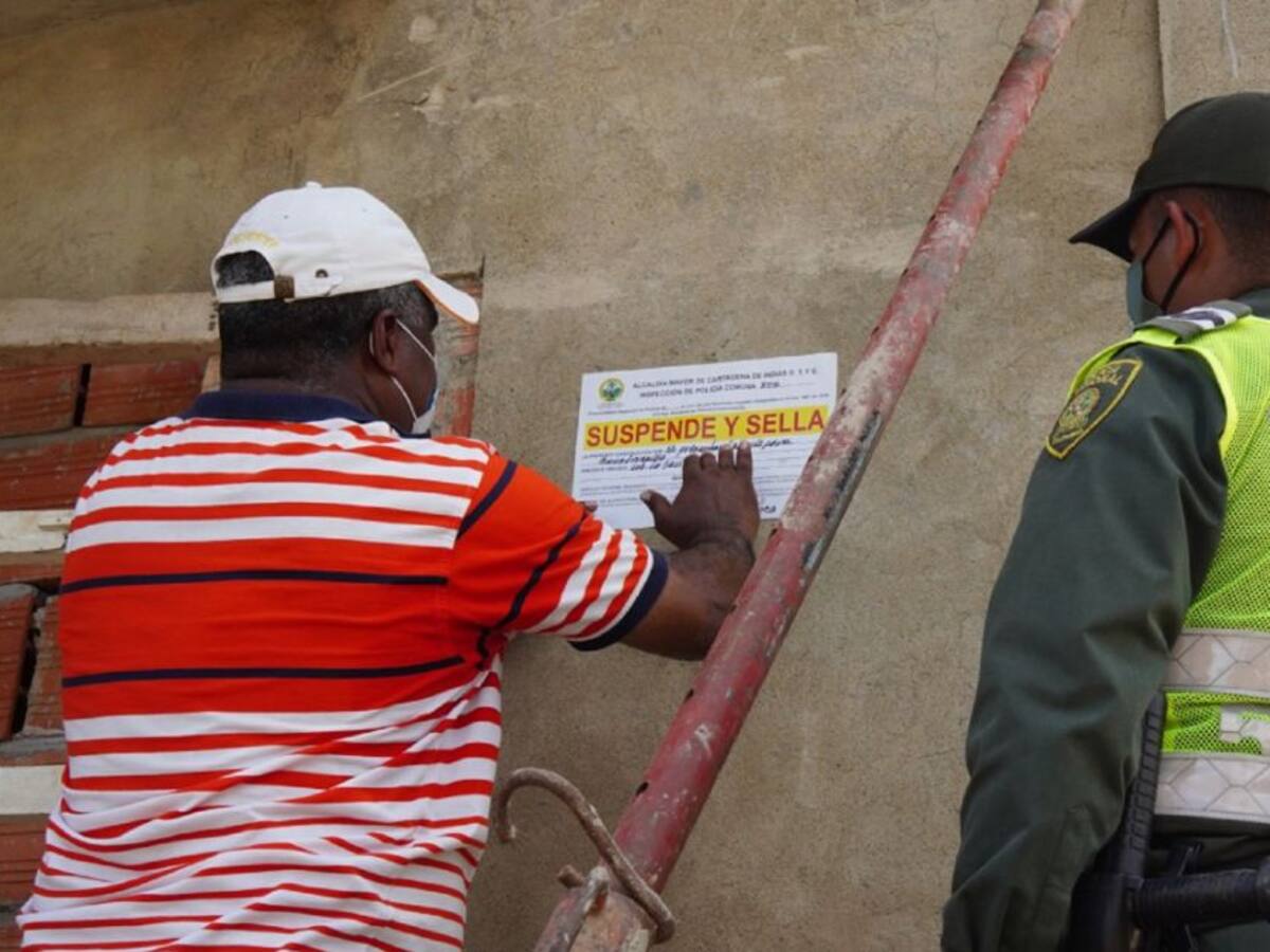 Selladas siete obras sin licencias en La Sevillana