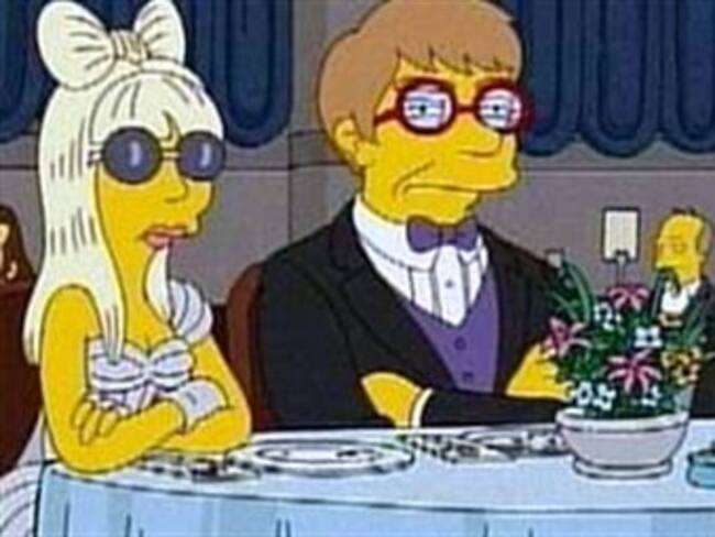 Lady Gaga ahora es personaje animado en Los Simpsons