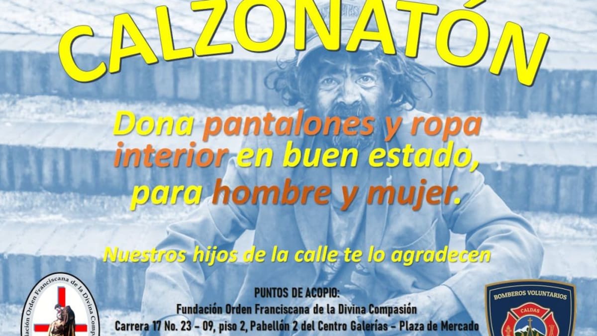 Con una Calzonatón buscan en Manizales apoyar a los habitantes de Calle