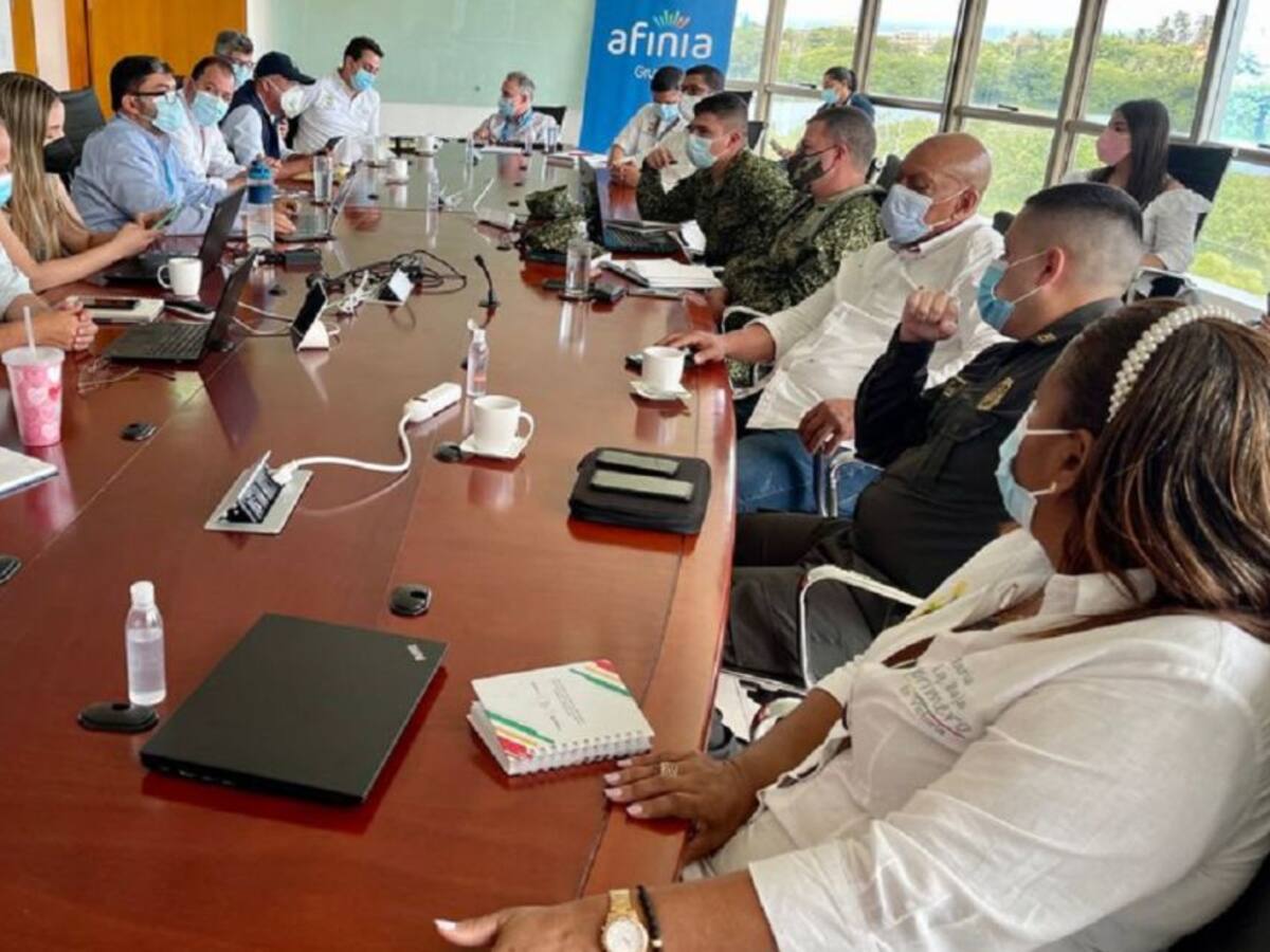 Gobernación de Bolívar pidió a Afinia mejorar prestación del servicio