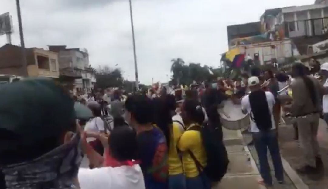 Manifestaciones pacíficas en Cali