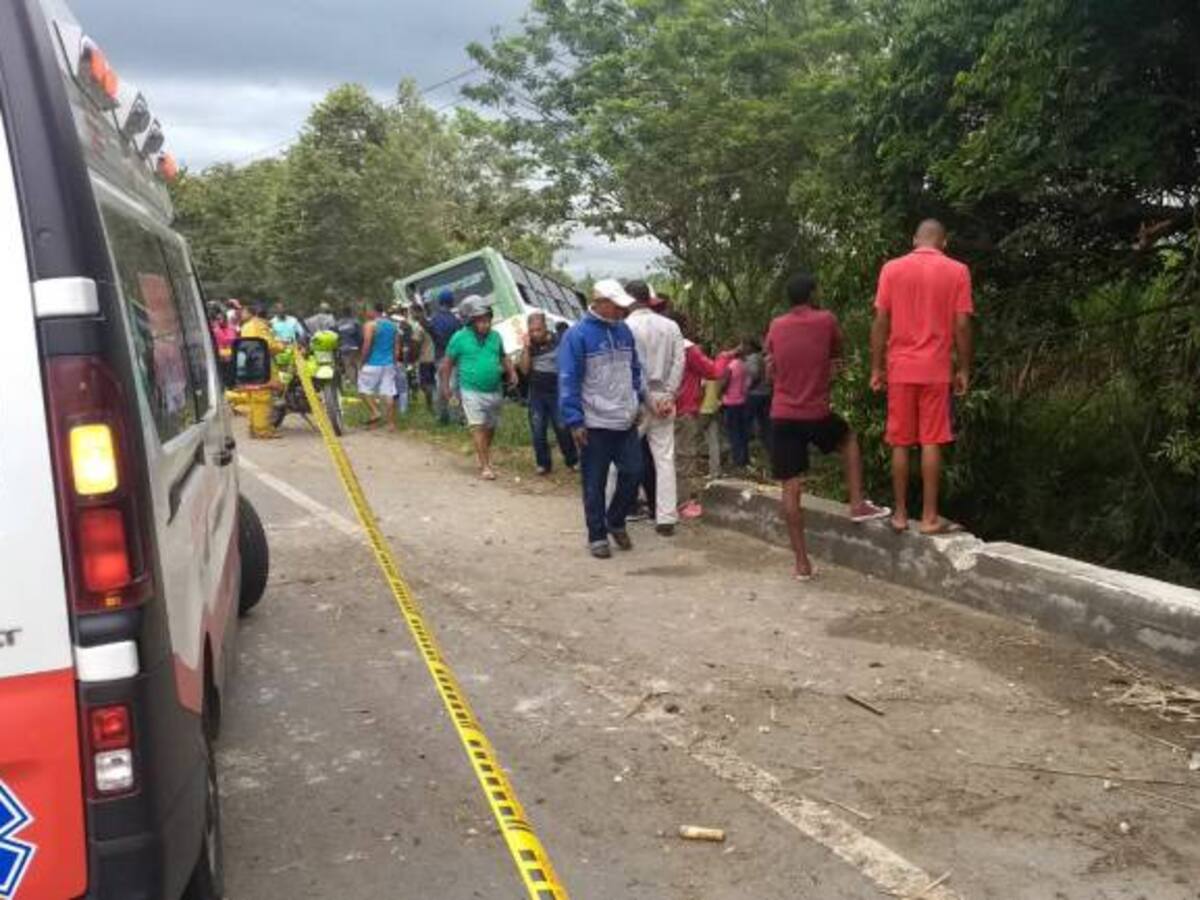 17 heridos deja accidente en zona rural de Candelaria, Valle