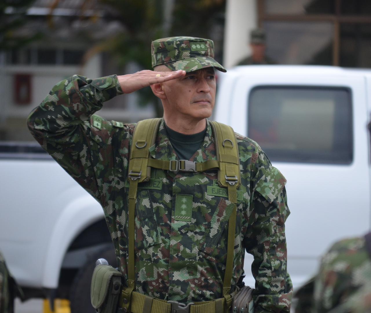 Erick Rodríguez, general y comandante del Comando Conjunto Número 2 del Ejército Nacional. Foto: Suministrada.