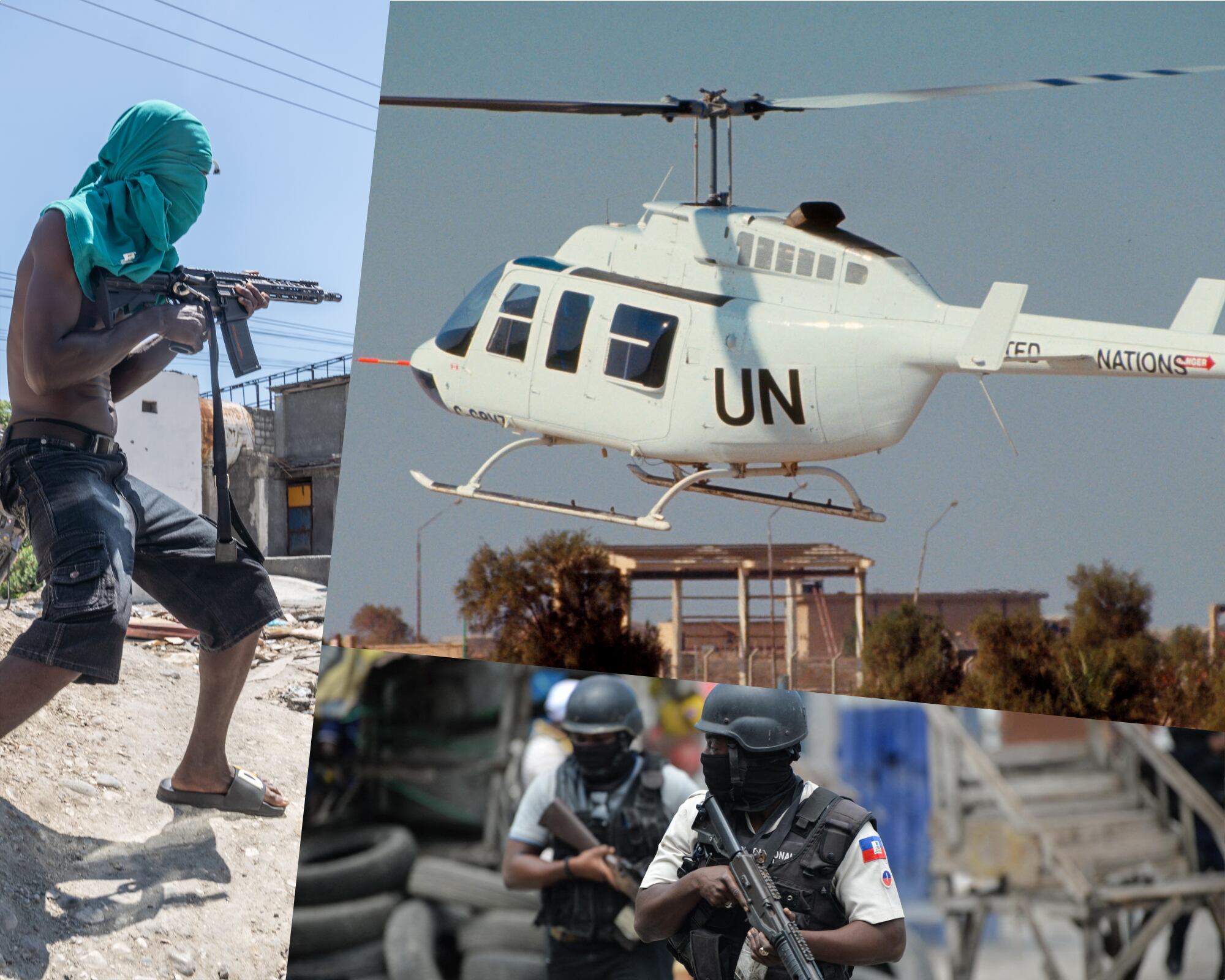 El helicóptero tuvo que aterrizar de emergencia tras los disparos que solo dañaron el aparato y no dejó heridas a ninguno de los 18 pasajeros.
(Foto: Caracol Radio / Getty )
