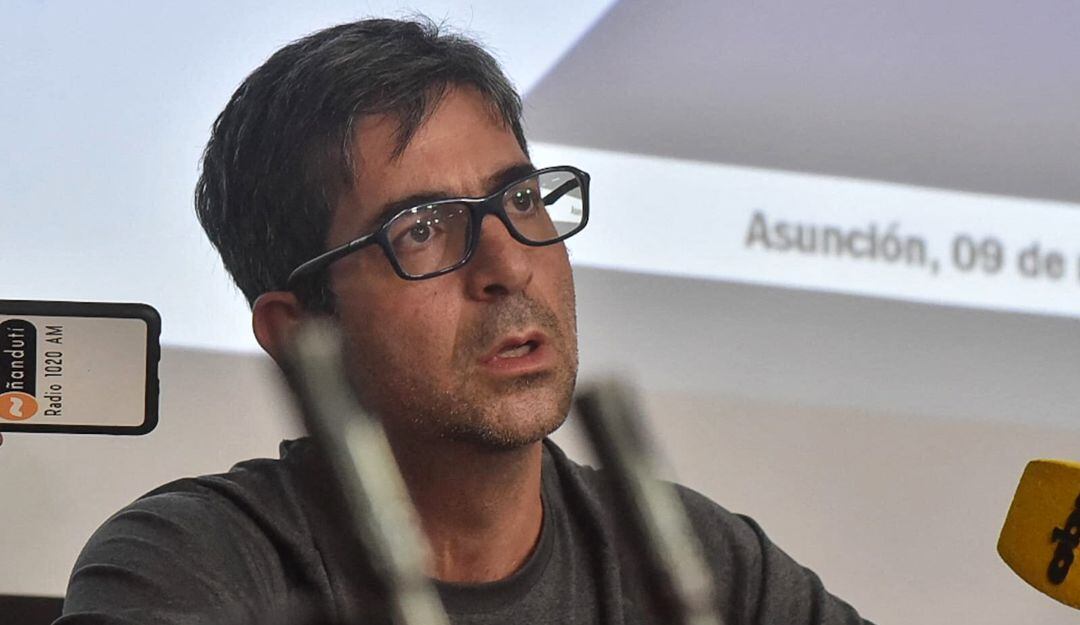 El fiscal Marcelo Pecci en su trabajo en Paraguay