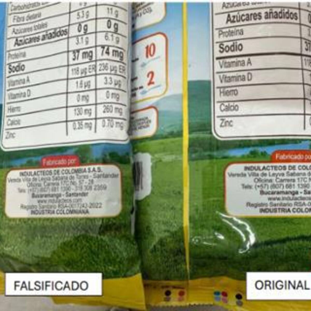 Invima alerta sobre falsificación de leche en polvo Induleche y advierte riesgo para la salud